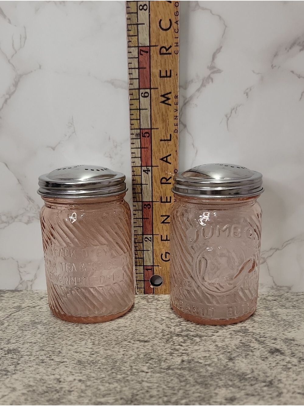 Pink Jumbo Elephant Salt and Pepper shaker set - Picture 8 of 9